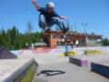 Gaylan busting frontside flip